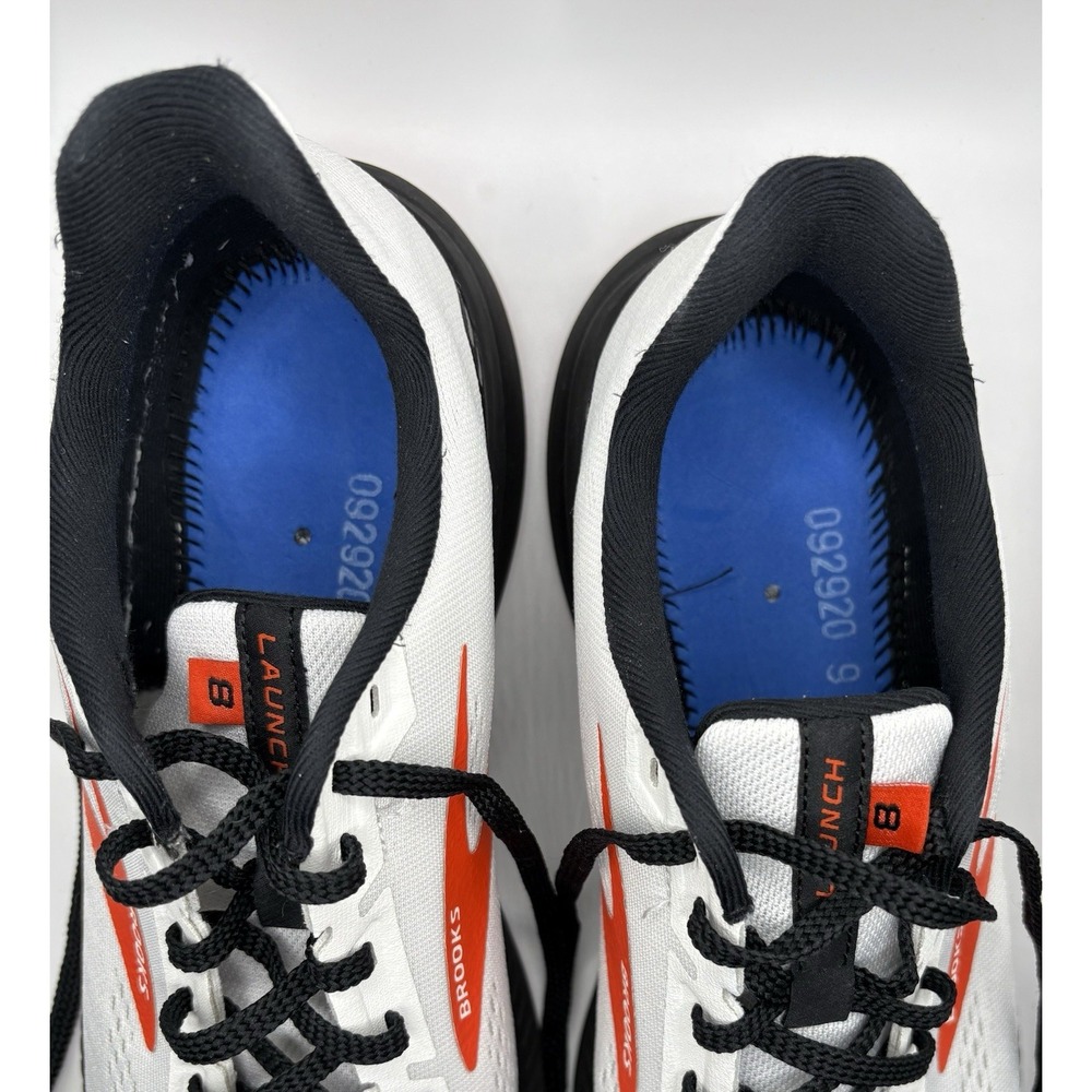 Brooks Men's Launch 8 Running Shoes Size 11.5 D White Orange No Insoles -1425 - Picture 7 of 7
